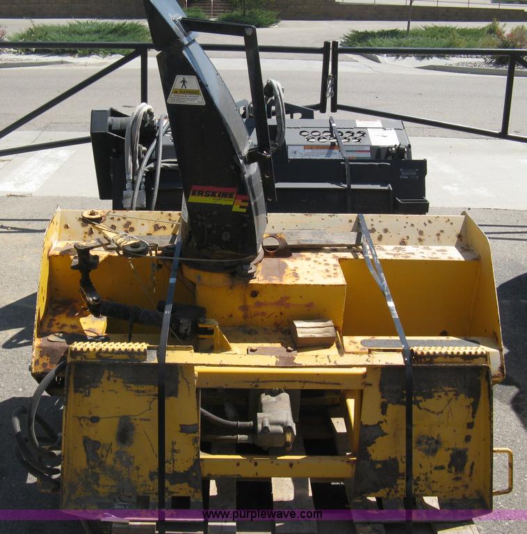 image for item B8105 Erskine 1812 snow blower skid steer attachment