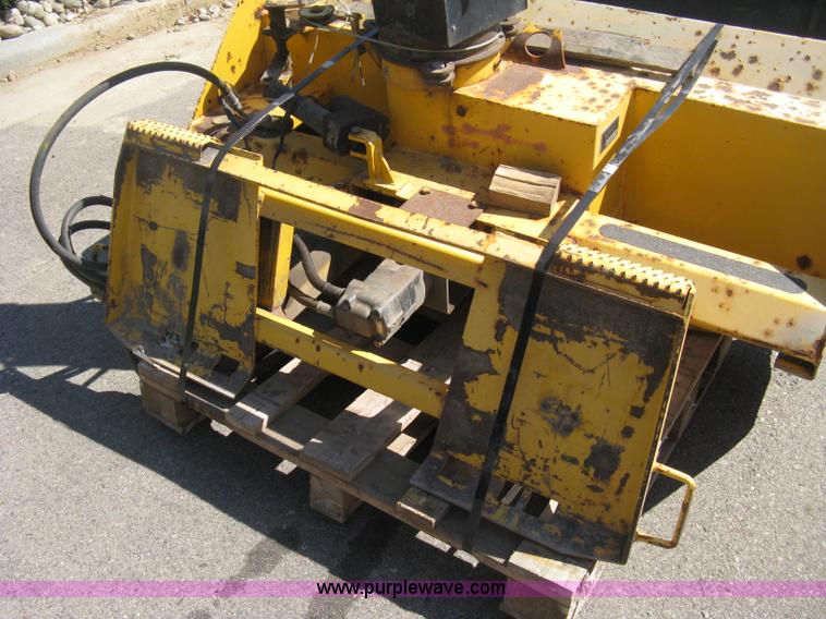 image for item B8105 Erskine 1812 snow blower skid steer attachment