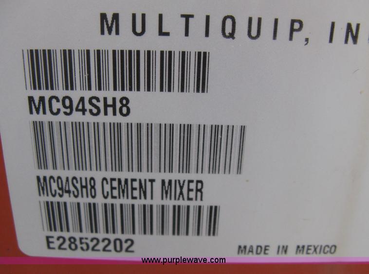 image for item B8126 2008 Multiquip MC94 portable concrete mixer