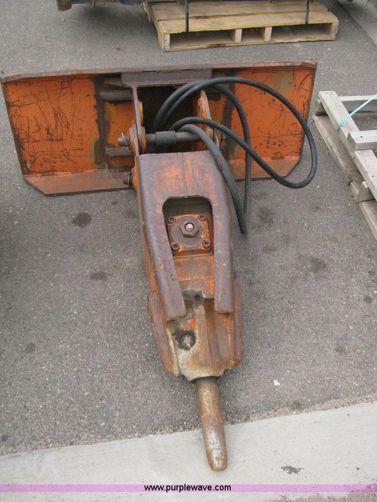 image for item B8128 Stanley hydraulic breaker skid steer attachment
