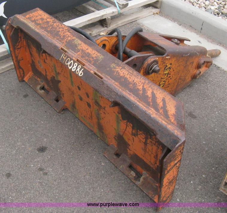 image for item B8128 Stanley hydraulic breaker skid steer attachment