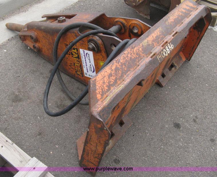 image for item B8128 Stanley hydraulic breaker skid steer attachment