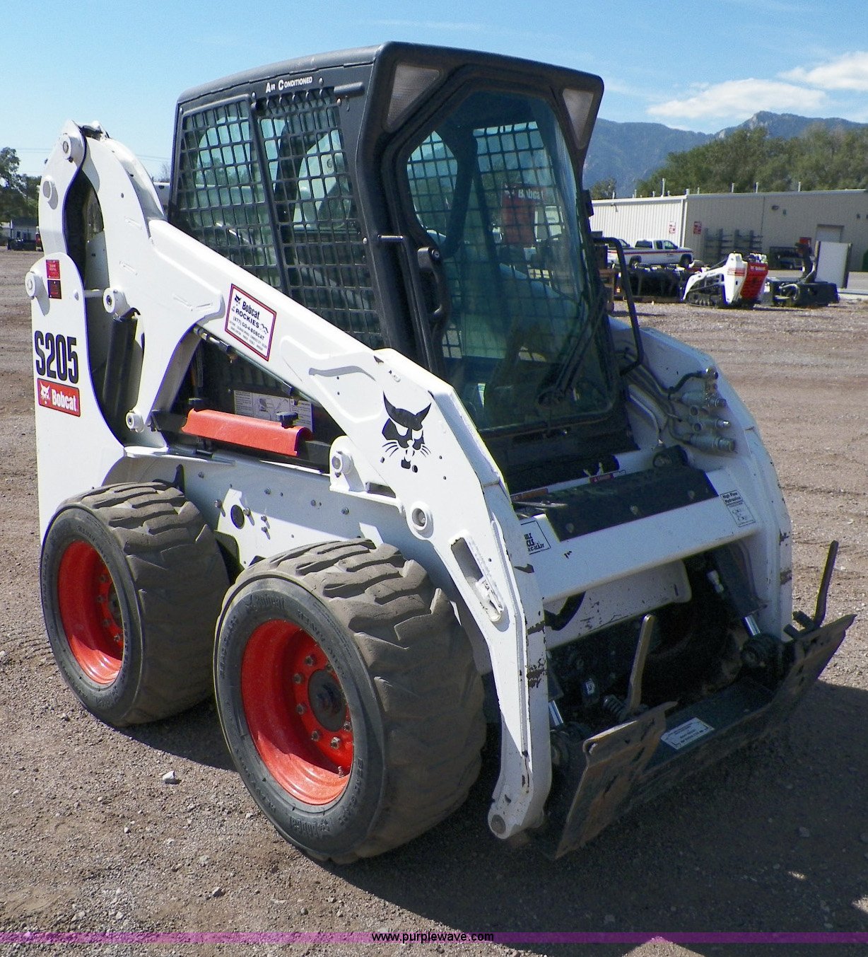 Bobcat S205 TURBO Skid Steer Decal Kit – 7pc Vinyl Sticker Set With Applicator