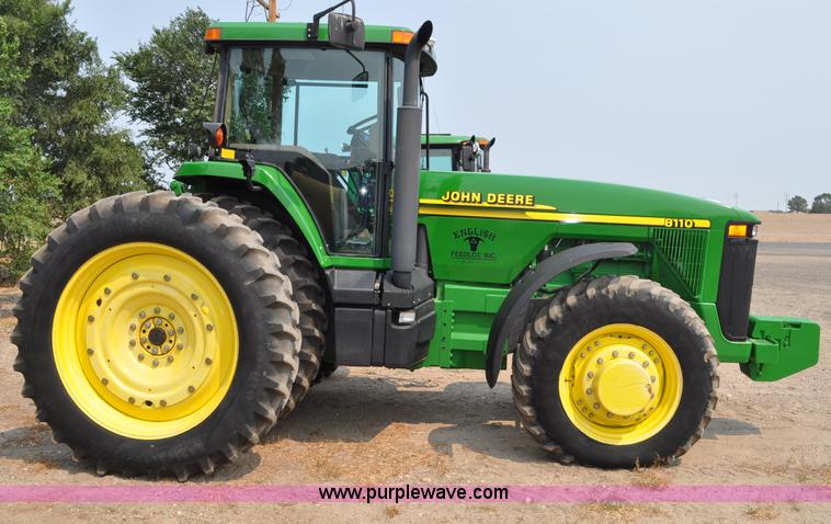 image for item A5982 2000 John Deere 8110 MFWD tractor