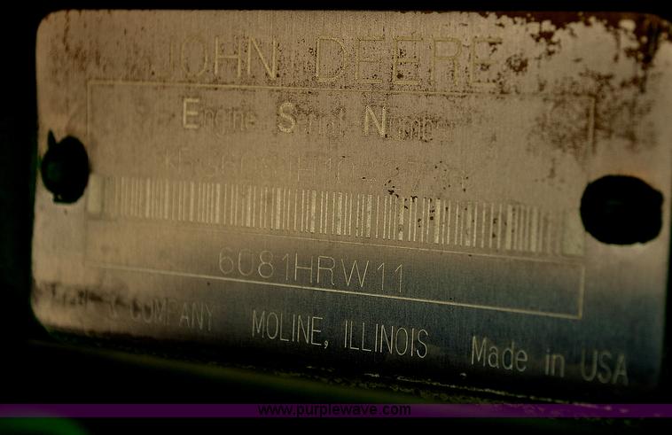 image for item A5982 2000 John Deere 8110 MFWD tractor