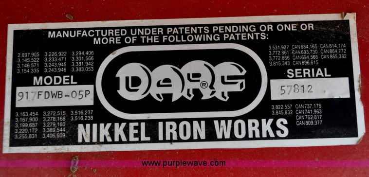 image for item A5987 Darf 917FD wheel rake