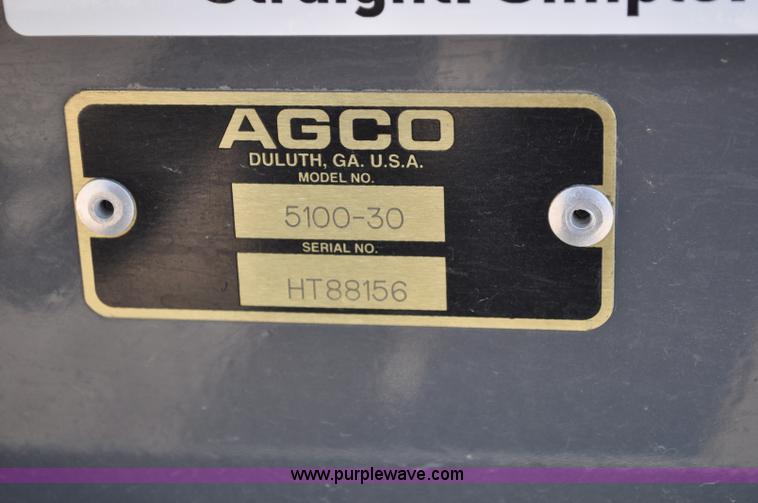 image for item A6000 2009 AGCO Gleaner 5100-30 30' draper header