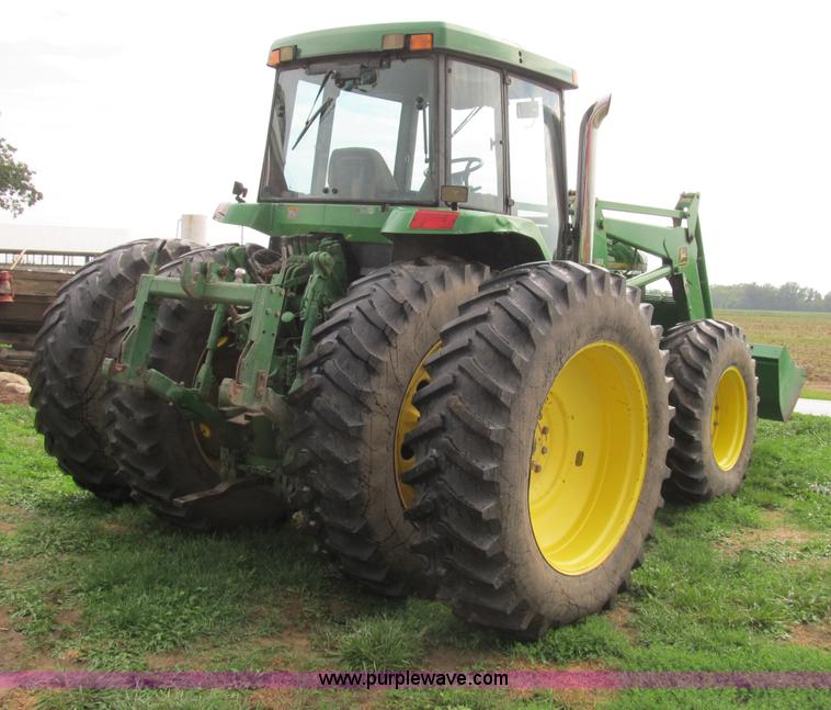 image for item B2855 1996 John Deere 7800 MFWD tractor