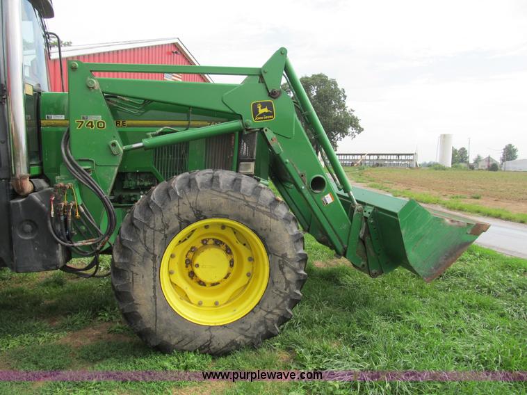 image for item B2855 1996 John Deere 7800 MFWD tractor