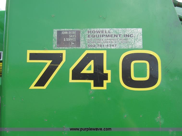 image for item B2855 1996 John Deere 7800 MFWD tractor