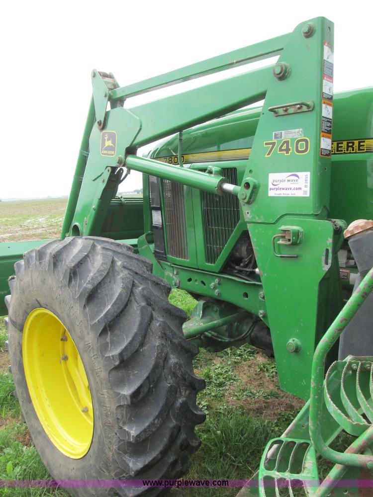 image for item B2855 1996 John Deere 7800 MFWD tractor
