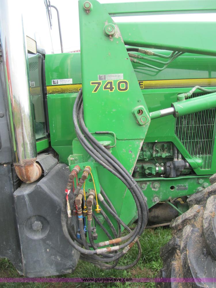 image for item B2855 1996 John Deere 7800 MFWD tractor