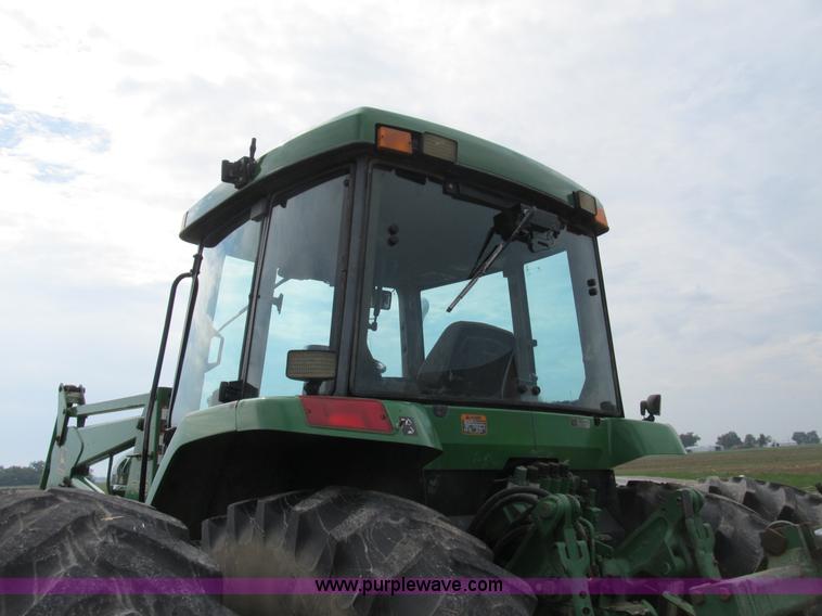 image for item B2855 1996 John Deere 7800 MFWD tractor