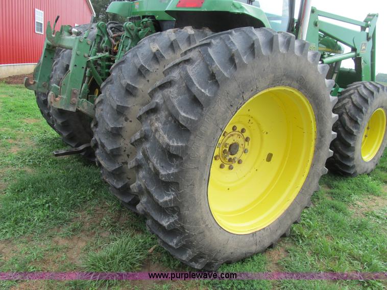 image for item B2855 1996 John Deere 7800 MFWD tractor