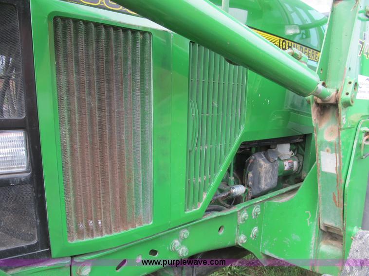 image for item B2855 1996 John Deere 7800 MFWD tractor