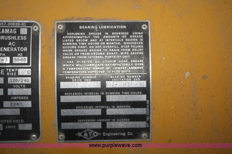 image for item B6888 1978 Caterpillar GenSet generator