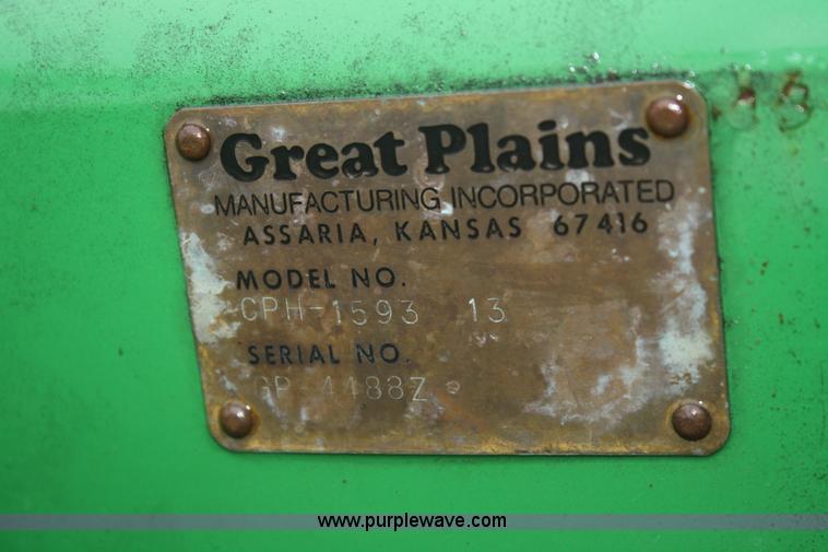 image for item B6985 Great Plains Solid Stand 15 No-Till drill