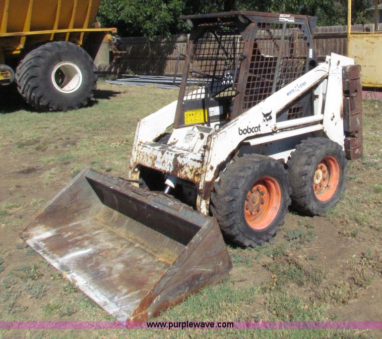 image for item B7459 Bobcat 743 skid steer