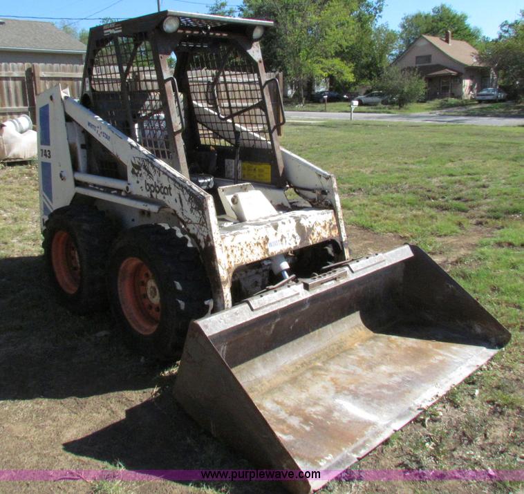 image for item B7459 Bobcat 743 skid steer