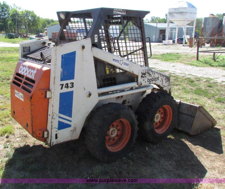 image for item B7459 Bobcat 743 skid steer