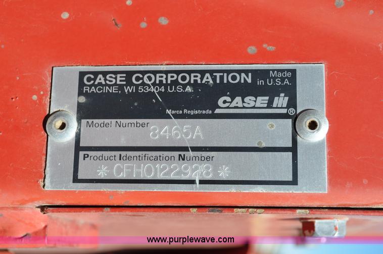 image for item C3005 1998 Case IH 8465A round baler