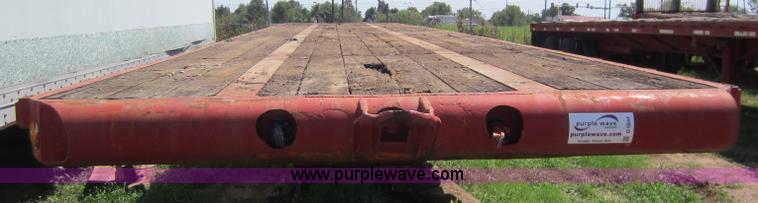 image for item D5641 1969 Hobbs flatbed semi trailer