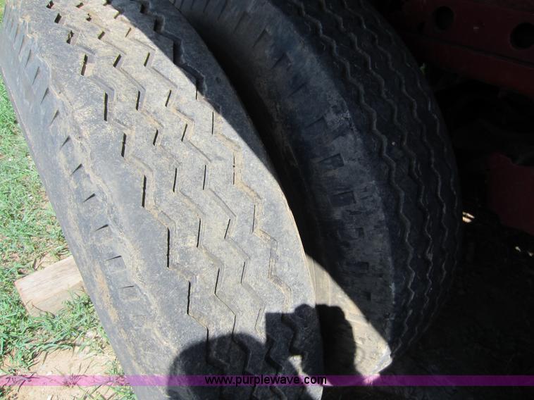 image for item D5641 1969 Hobbs flatbed semi trailer