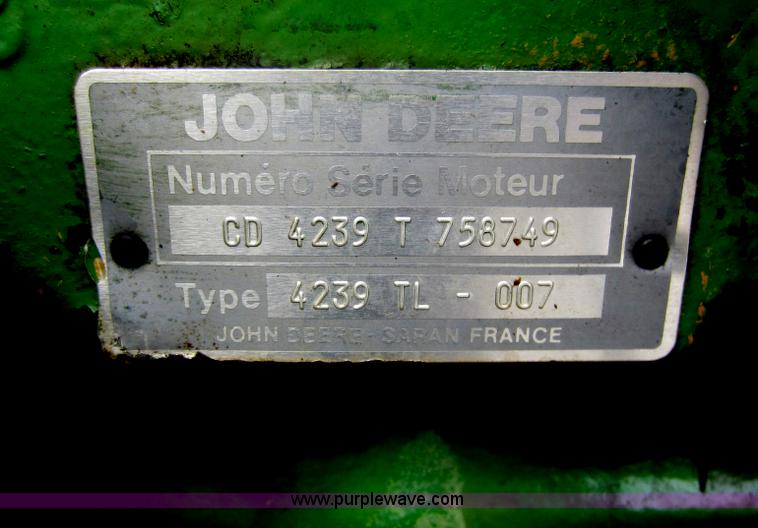 image for item F6507 John Deere 2850 tractor