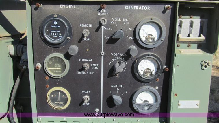 image for item G5507 1980 Military generator