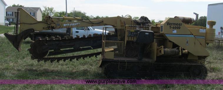image for item B2856 Vermeer T600D trencher