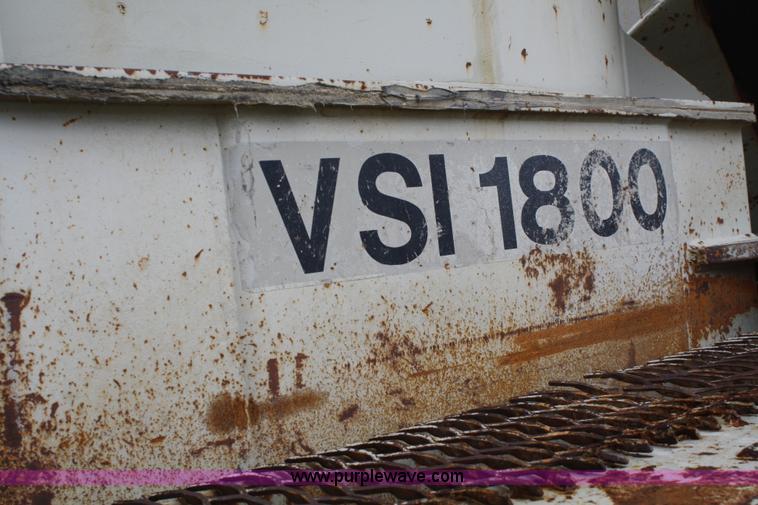 image for item B6919 1997 Cedar Rapids portable vertical shaft impact crusher