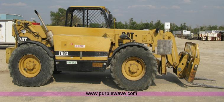 image for item B8065 1997 Caterpillar TH83 telehandler