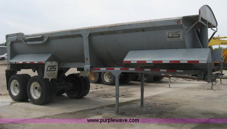 image for item B8114 2000 CPS 24' end dump barrel trailer