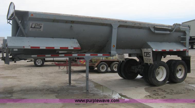 image for item B8114 2000 CPS 24' end dump barrel trailer