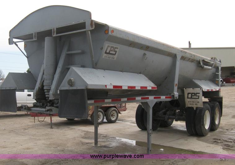 image for item B8114 2000 CPS 24' end dump barrel trailer
