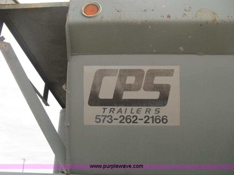 image for item B8114 2000 CPS 24' end dump barrel trailer