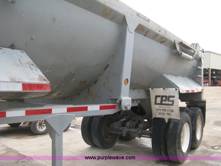 image for item B8114 2000 CPS 24' end dump barrel trailer