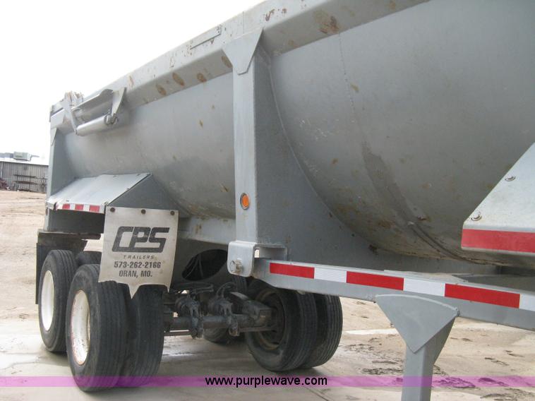 image for item B8114 2000 CPS 24' end dump barrel trailer