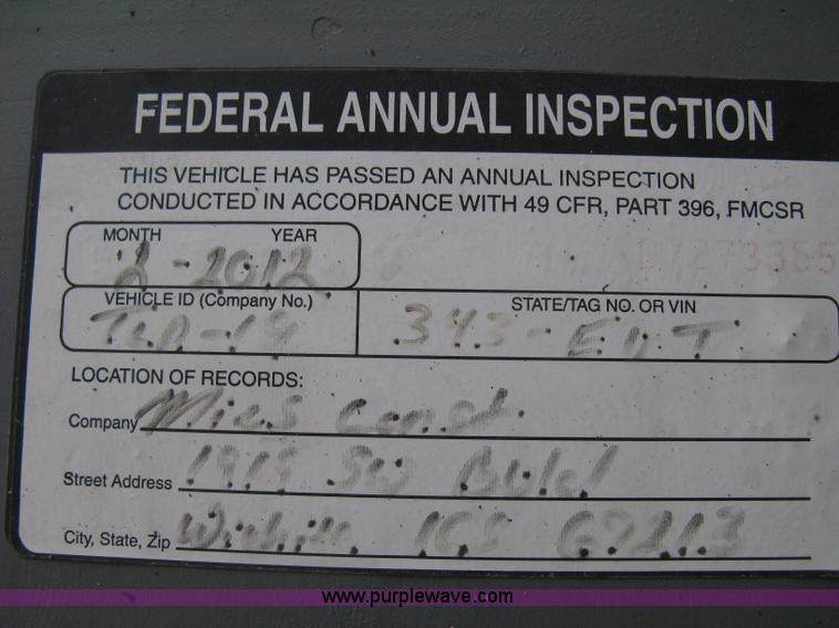 image for item B8114 2000 CPS 24' end dump barrel trailer