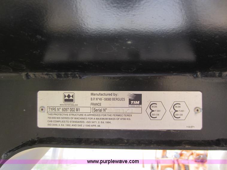 image for item D5619 2009 Terex TX860B backhoe