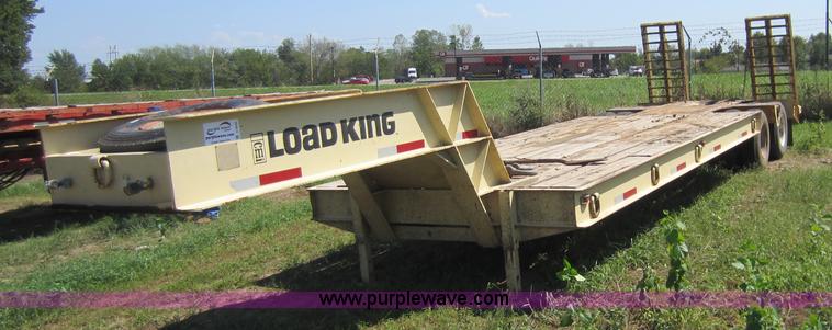 image for item D5645 1976 Load King 25 ton equipment trailer