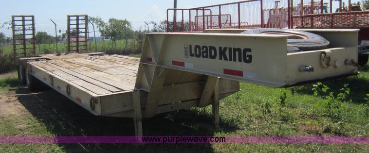 image for item D5645 1976 Load King 25 ton equipment trailer