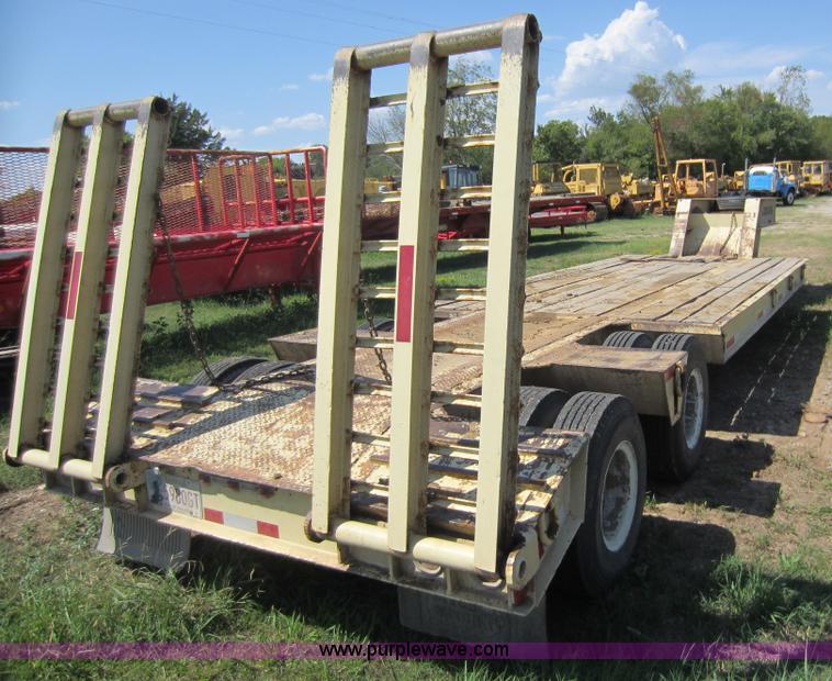 image for item D5645 1976 Load King 25 ton equipment trailer