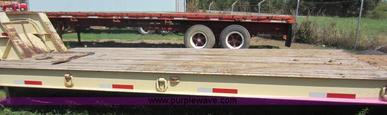 image for item D5645 1976 Load King 25 ton equipment trailer