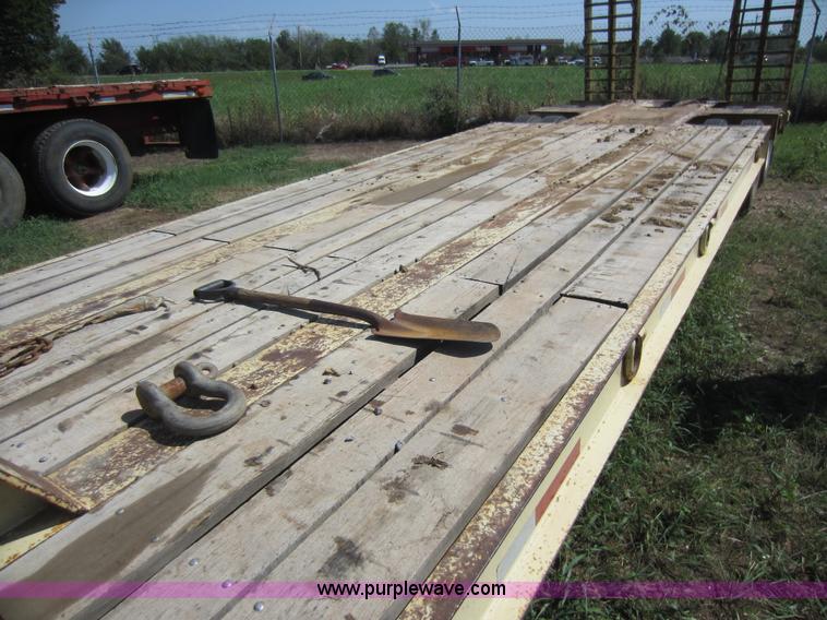 image for item D5645 1976 Load King 25 ton equipment trailer