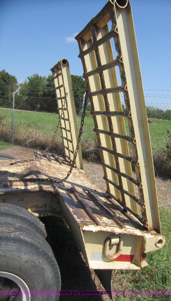 image for item D5645 1976 Load King 25 ton equipment trailer