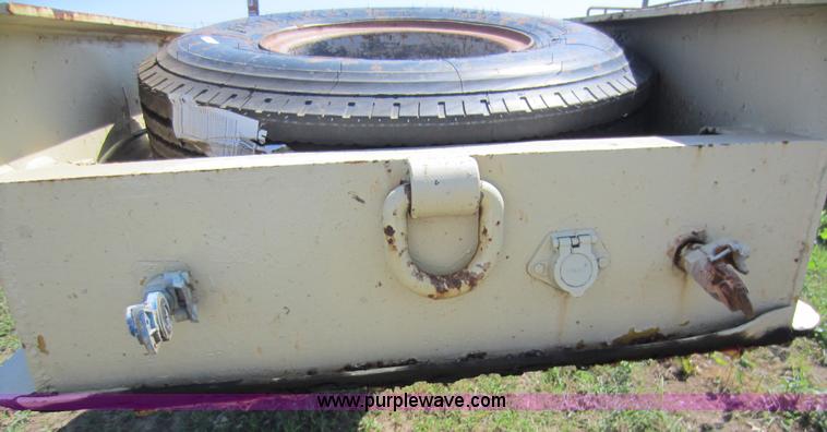 image for item D5645 1976 Load King 25 ton equipment trailer