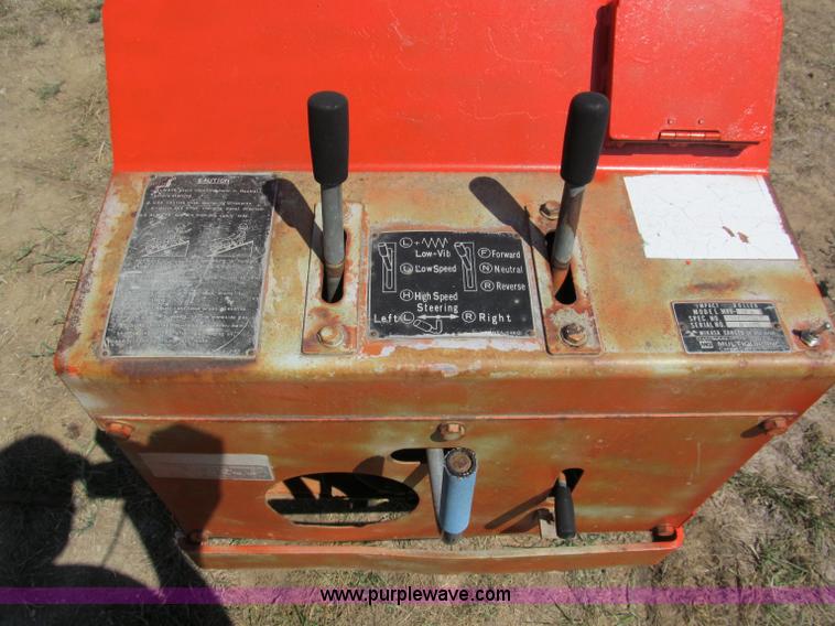 image for item E2019 Multiquip sheeps foot trench compactor