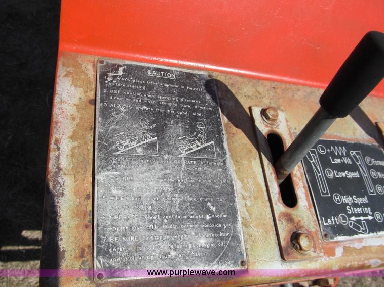 image for item E2019 Multiquip sheeps foot trench compactor