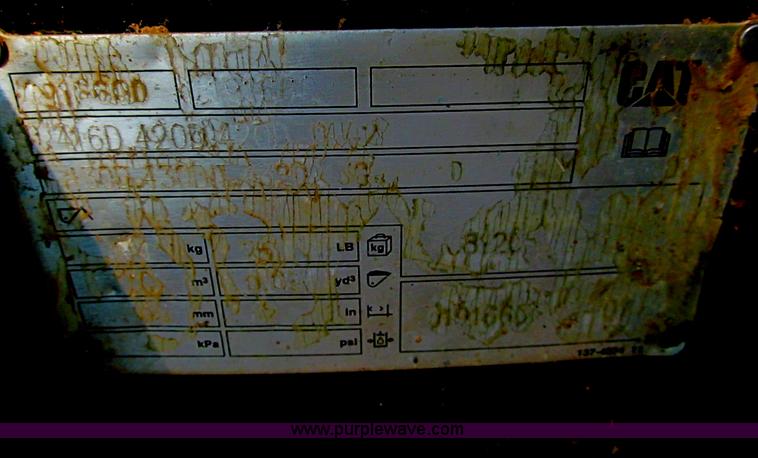 image for item E2081 Caterpillar 420D backhoe bucket